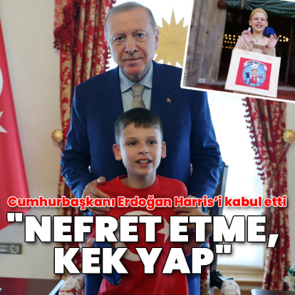 Cumhurbaşkanı Erdoğan "Cake Not Hate" kampanyasıyla tanınan Joshua Harris’i kabul etti