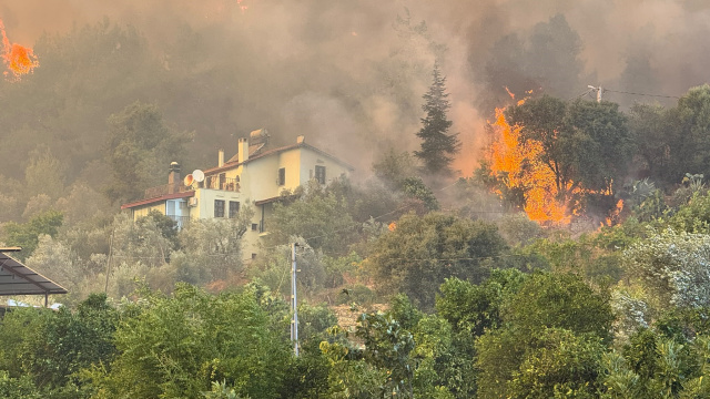 Fethiye'deki orman yangını kontrol altına alındı
