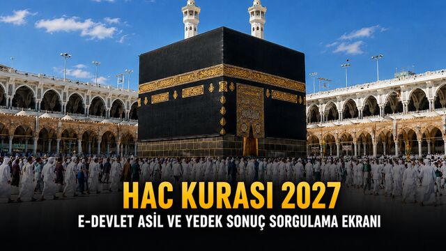 Hac kurası sonucu sorgulama ekranı