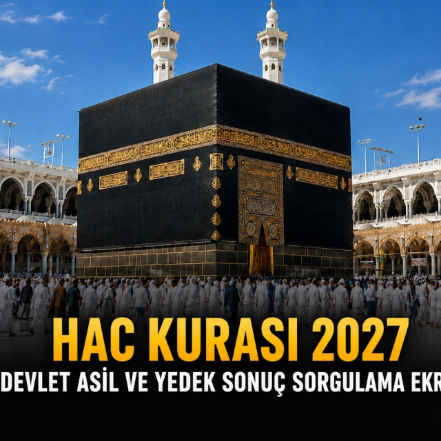Hac kurası sonucu sorgulama ekranı