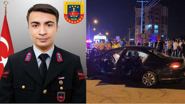 Uzman Çavuş kazada can verdi