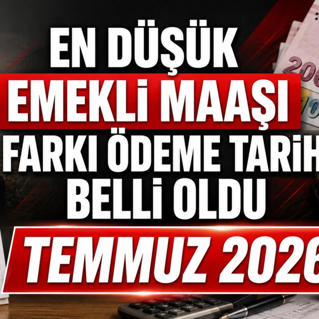 Emekli maaşı zam farkı ödeme tarihi açıklandı!