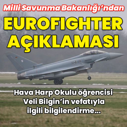 MSB'den 'Eurofighter' açıklaması