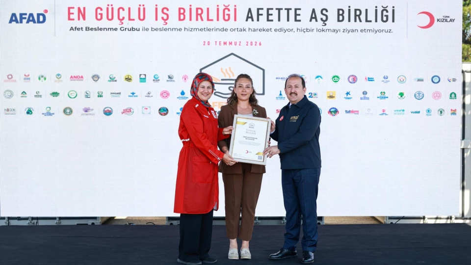 İzmir Büyükşehir'e "Afet Beslenme Akreditasyonu" onayı