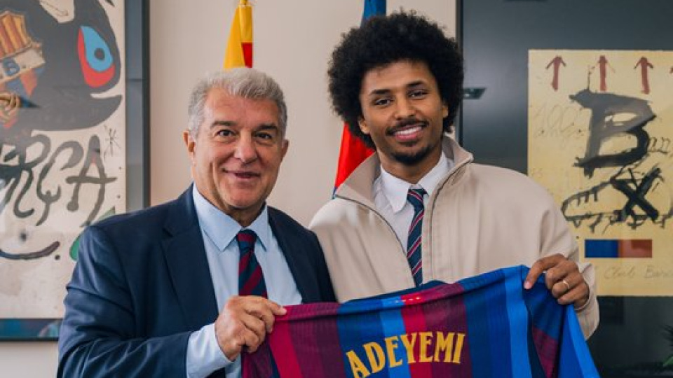 Adeyemi Barcelona'da!