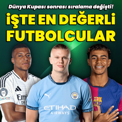 Dünyanın en değerli futbolcuların sıralaması!