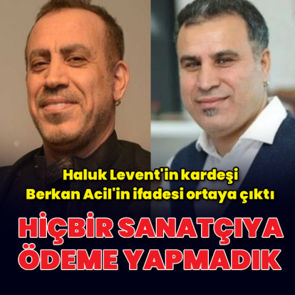 "Hiçbir sanatçıya ödeme yapmadık"