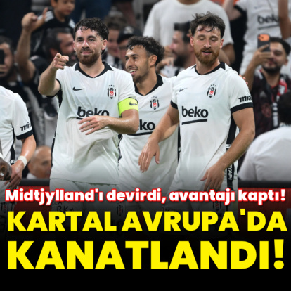 Beşiktaş sahasında avantajı kaptı!