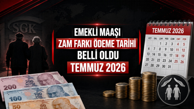 Emekli maaşı zam farkı ödeme tarihi açıklandı!