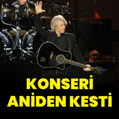Konseri aniden kesti