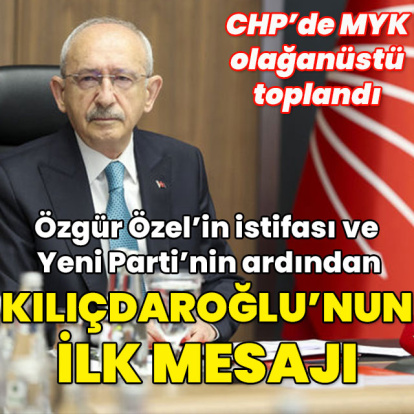 Yeni Parti'ye ilişkin Kılıçdaroğlu'ndan ilk mesaj