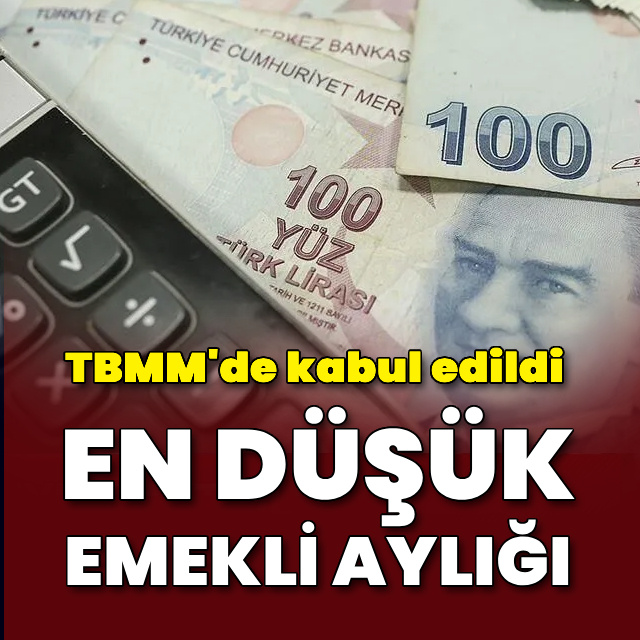 En düşük emekli aylığına artış