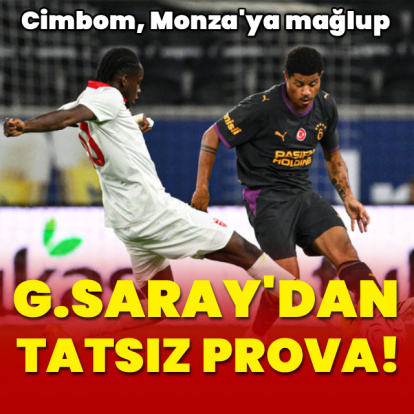 G.Saray'dan tatsız prova!