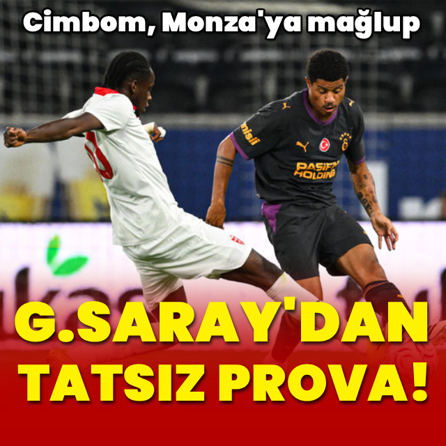 G.Saray'dan tatsız prova!