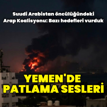 Yemen'de patlama sesleri