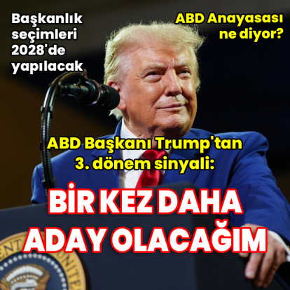 Trump: Bir kez daha aday olacağım
