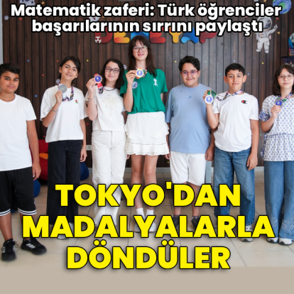 Tokyo'dan madalyalarla döndüler