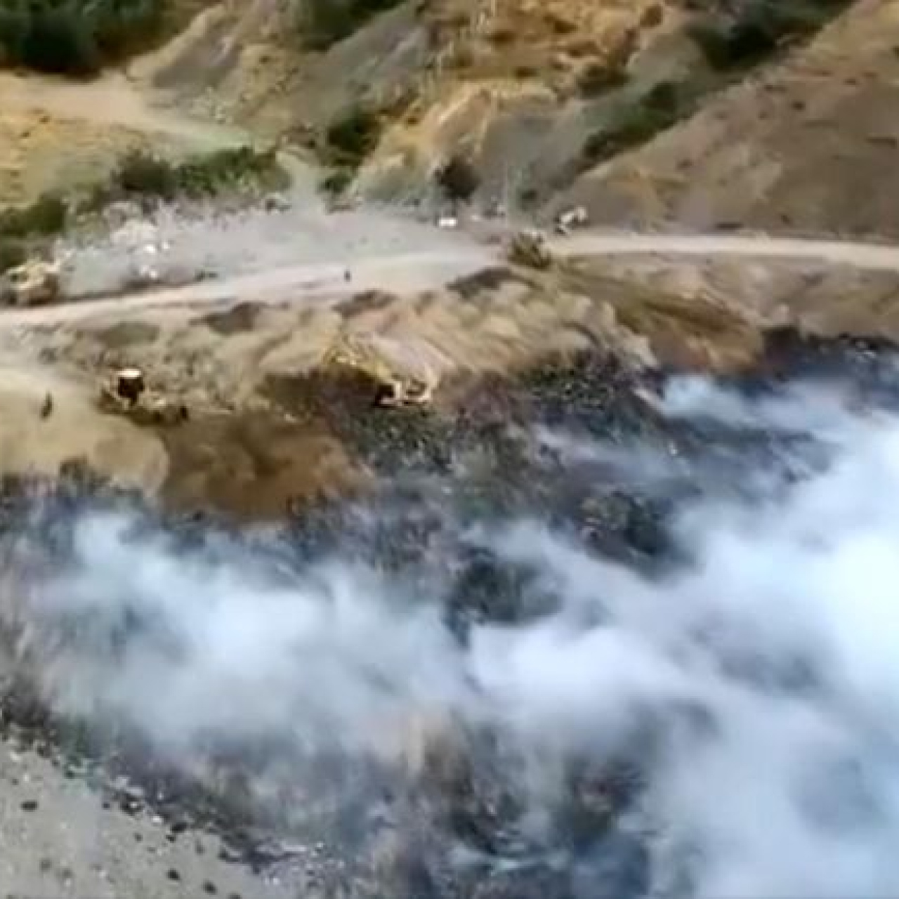 Amasya'da belgesiz katı atık tesisine ceza