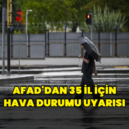 AFAD'dan 35 il için hava durumu uyarısı