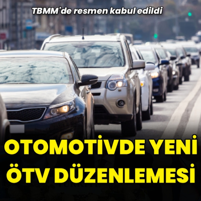 Otomotivde yeni ÖTV düzenlemesi