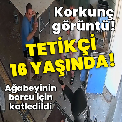 Korkunç görüntü! Ağabeyinin borcu nedeniyle katledildi!
