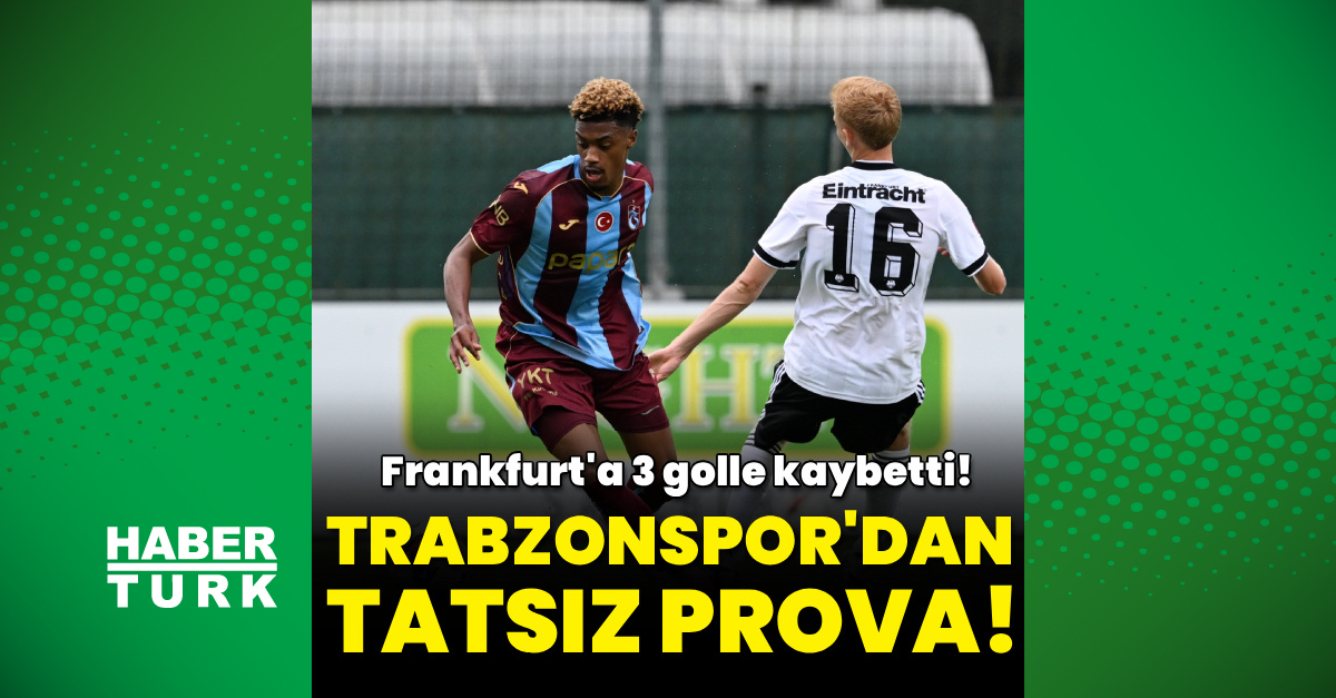 Trabzonspor Hazırlık Kampında Eintracht Frankfurt ile Karşılaşıyor