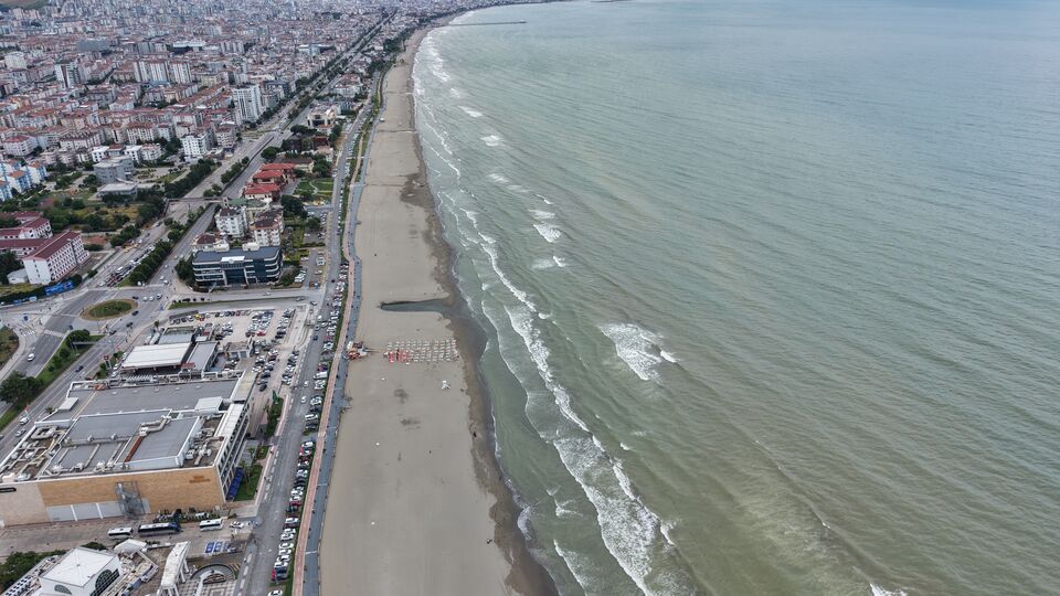 Samsun'da denize girme yasağı