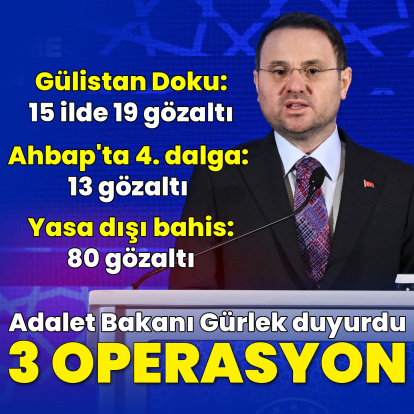 Bakan Gürlek'ten AHBAP, yasa dışı bahis ve Gülistan Doku açıklaması