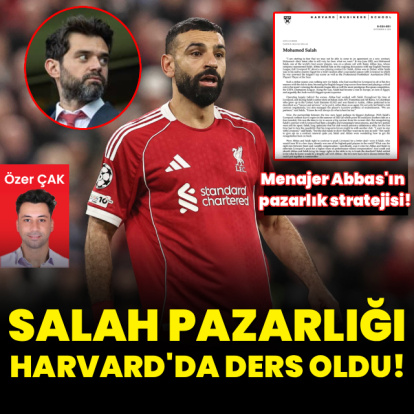 Salah pazarlığı Harvard'da ders oldu!