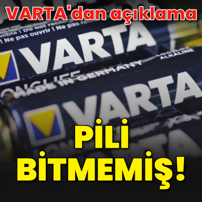VARTA'dan açıklama: Pili bitmemiş!