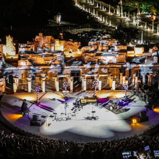 Efes Antik Kenti'nde büyülü bir konser