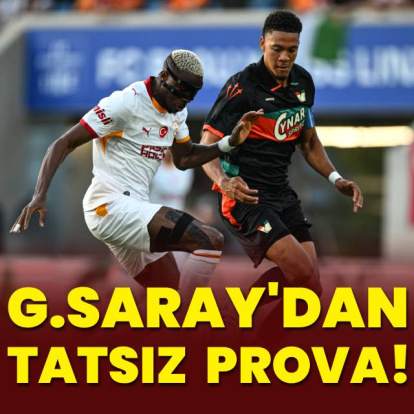 G.Saray'dan tatsız prova!