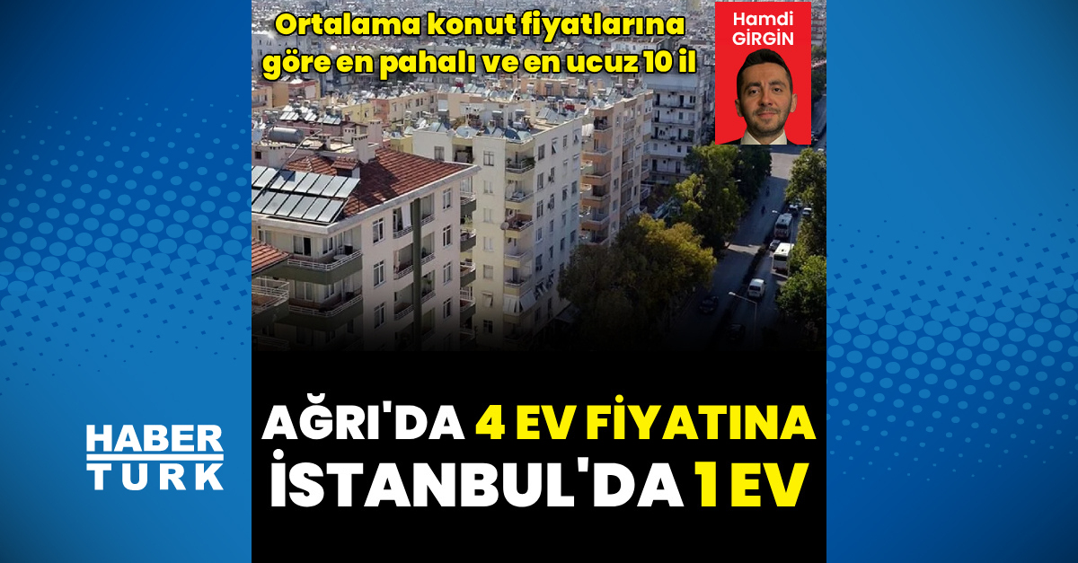 Ağrı'da 4 ev fiyatına İstanbul'da 1 ev