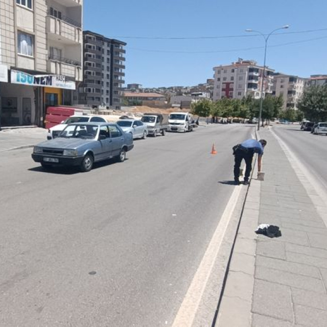 Eşini yolun karşısına geçerken vurdu!