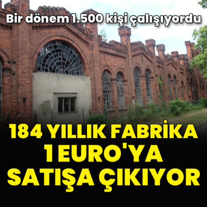 184 yıllık fabrika 1 Euro'ya satılık