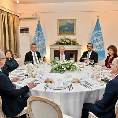 Guterres, Erhürman ve Hristodulidis bir araya geldi