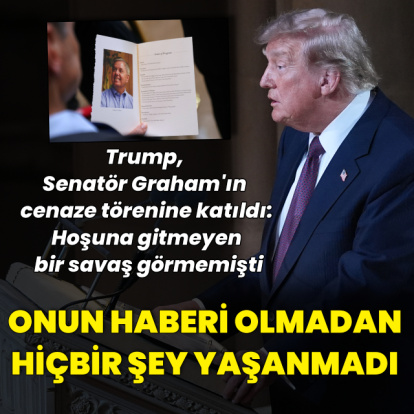 Trump Graham'ın cenaze töreninde konuştu