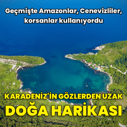 Karadeniz'in gözlerden uzak doğa harikası