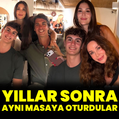 Yıllar sonra aynı masaya oturdular