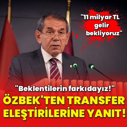 Dursun Özbek'ten transfer eleştirilerine yanıt!