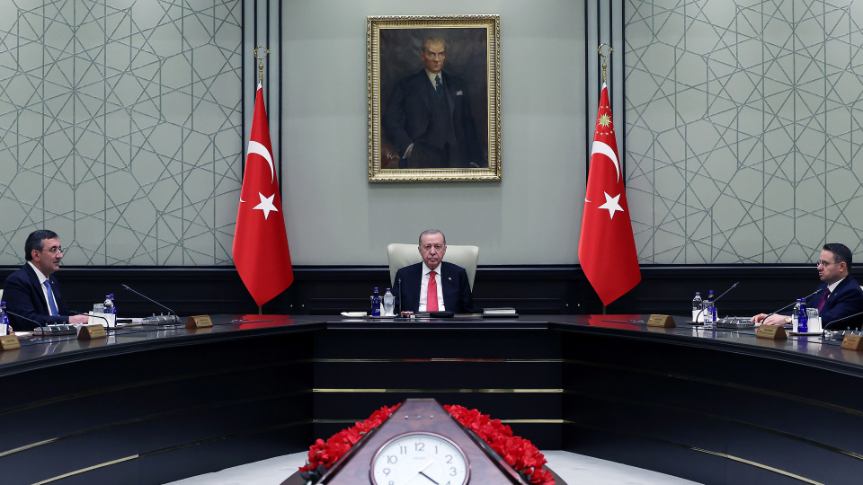Kabine toplantısı başladı