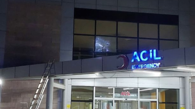 Samsun'da Ruh Sağlığı Hastanesi'ne kurşun