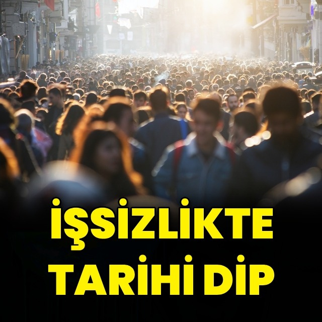 TÜİK açıkladı: İşsizlikte düşüş