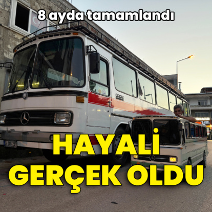 8 ayda tamamladı, hayali gerçek oldu