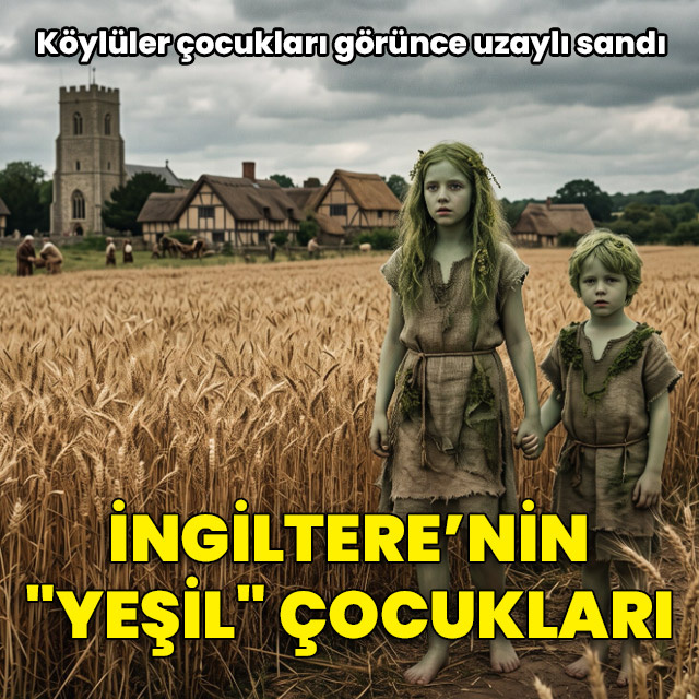 İngilterenin gizemli "yeşil" çocukları!