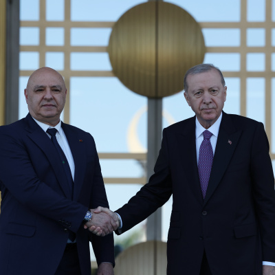 Cumhurbaşkanı Erdoğan, Lübnan Cumhurbaşkanı ile bir araya geldi