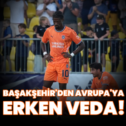 Başakşehir Avrupa'ya veda etti!