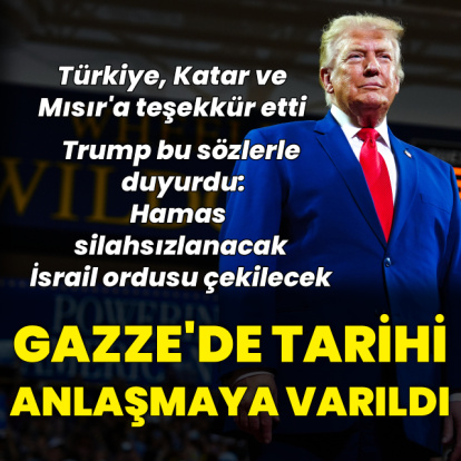 Trump: Hamas silahsızlanacak