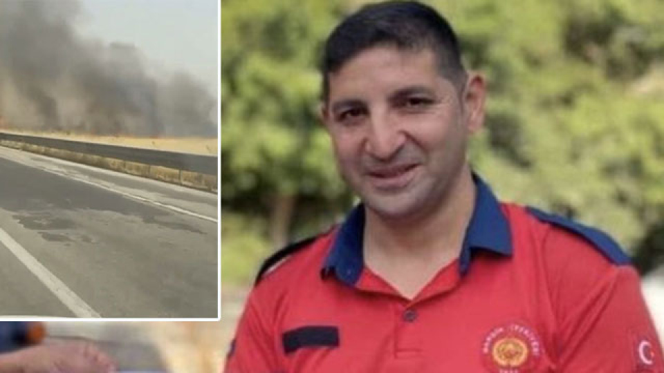 Yangına koşan itfaiye eri yürekleri yaktı!