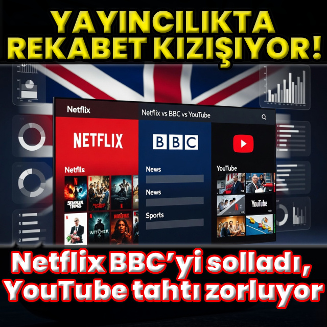 Netflix BBC'yi solladı, YouTube tahtı zorluyor